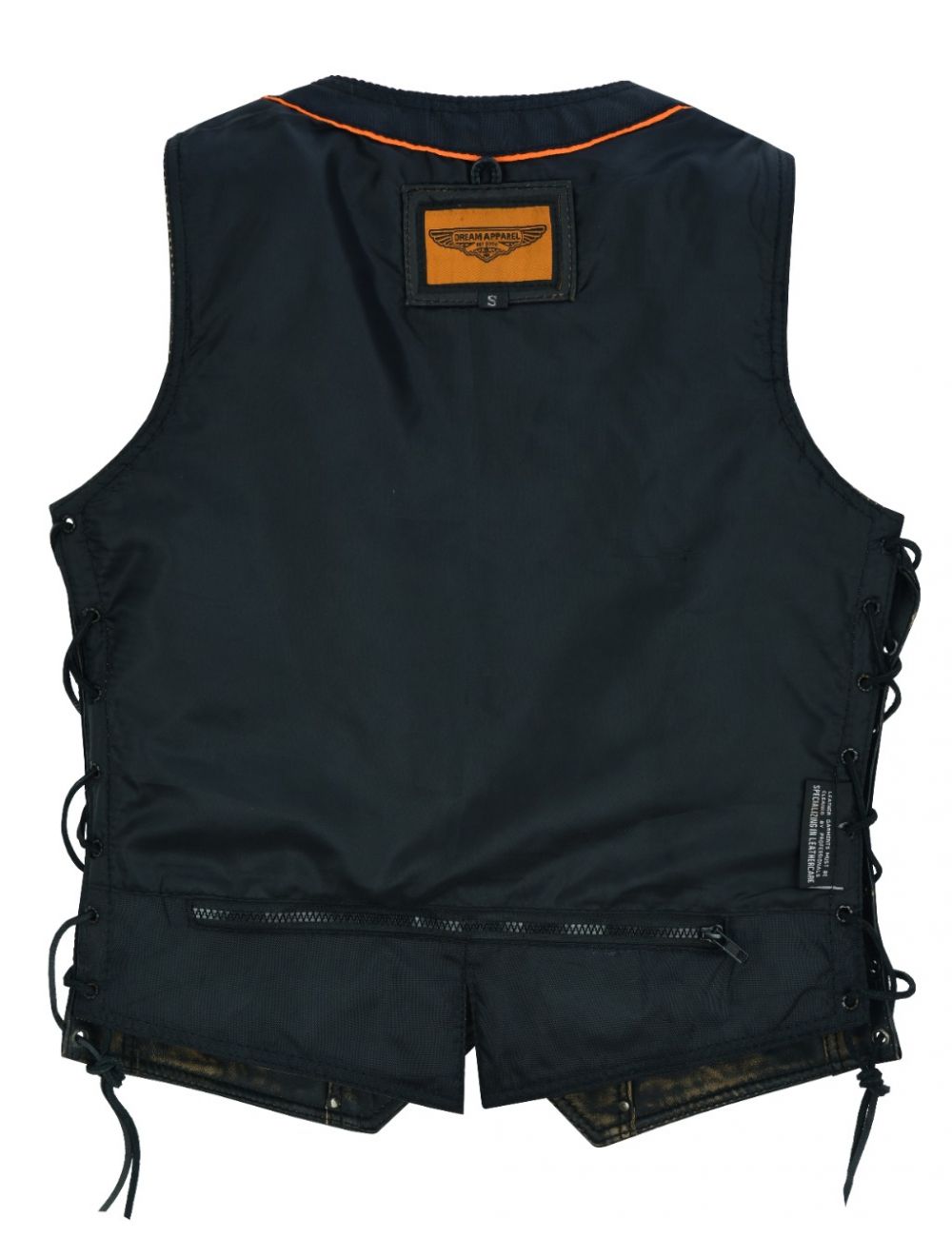 Women's Brown Studded Vest