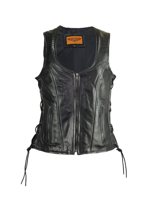 Women's Leather Vest