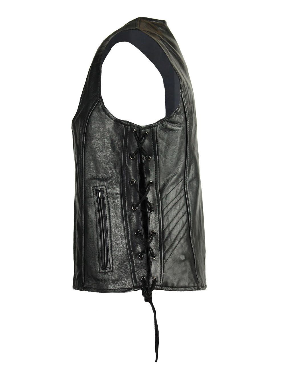 Women's Leather Vest