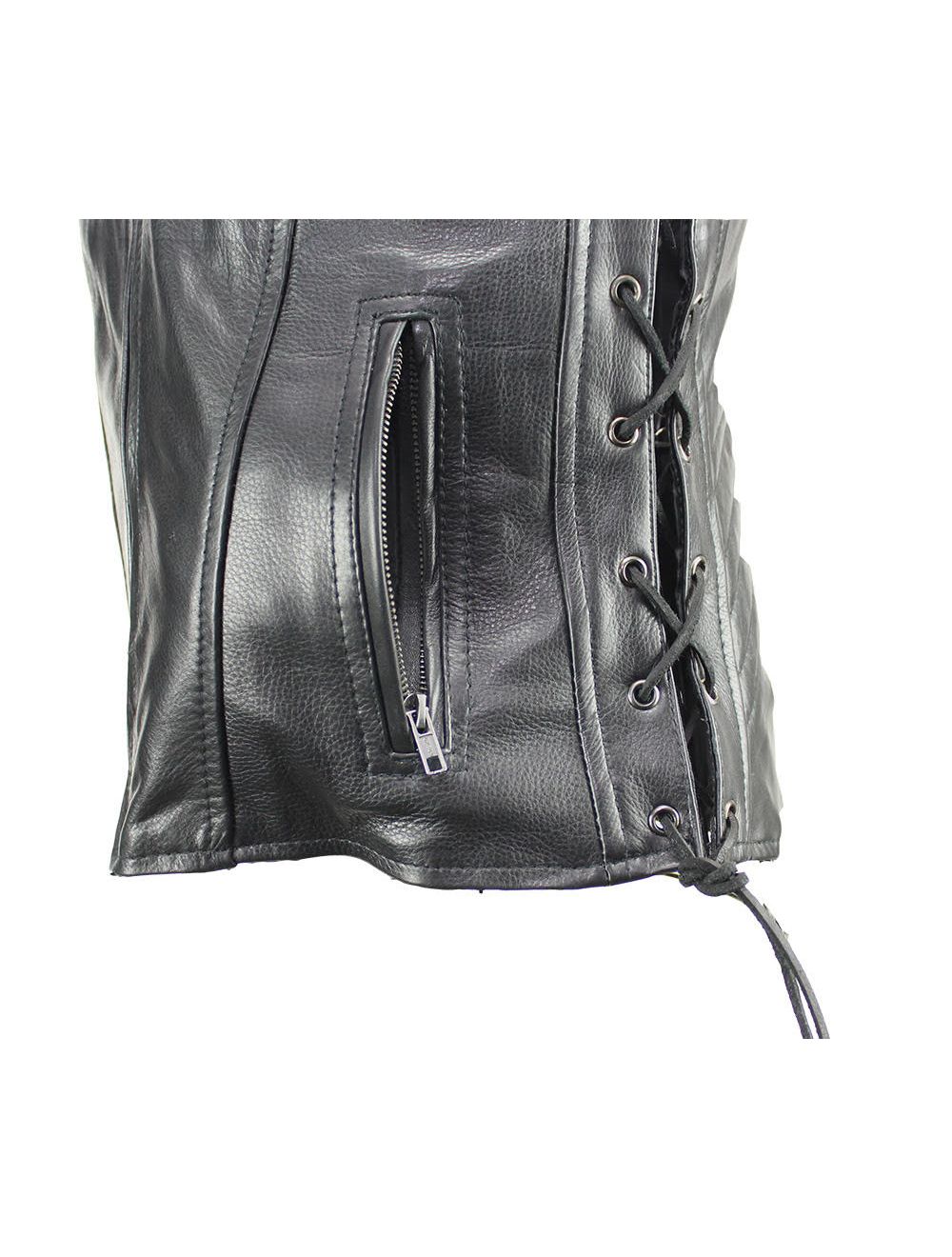 Women's Leather Vest